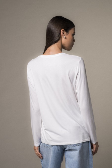 Majestic Filatures | T-shirt girocollo regular in viscosa