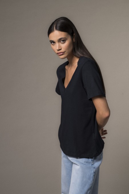 Majestic Filatures | T-Shirt scollo a V over