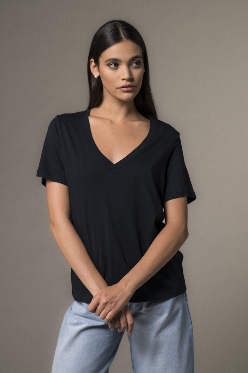 Majestic Filatures | T-Shirt scollo a V over