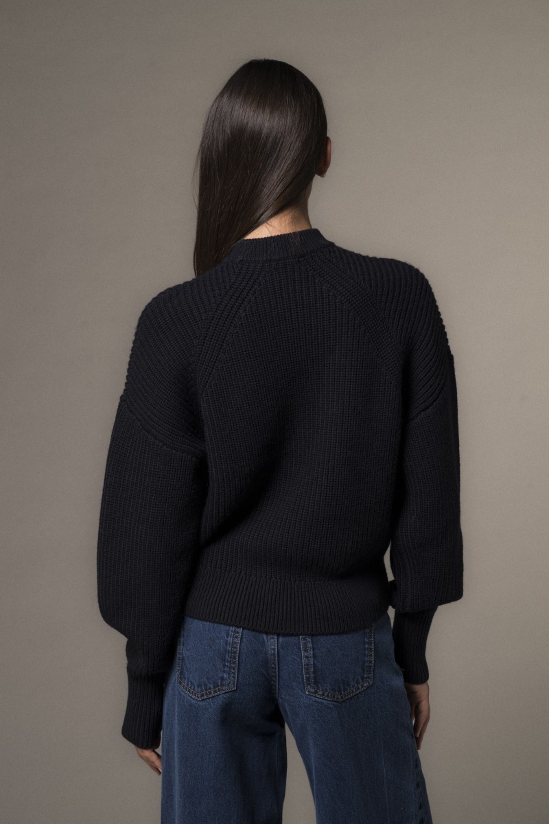 Majestic Filatures | Maglia girocollo in 100% lana merinos