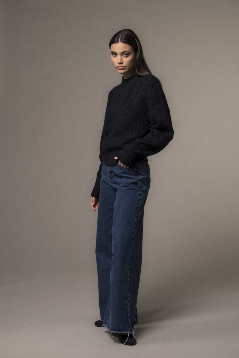 Majestic Filatures | Maglia girocollo in 100% lana merinos