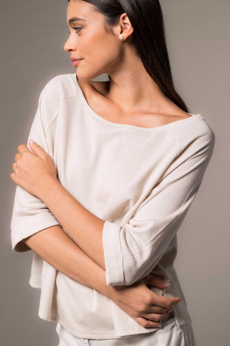 Majestic Filatures | T-shirt over scollo a barca