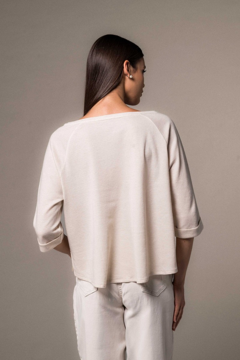 Majestic Filatures | T-shirt over scollo a barca