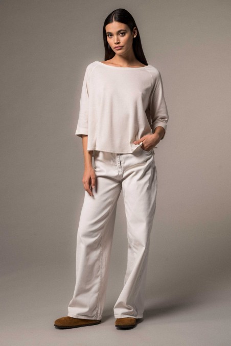 Majestic Filatures | T-shirt over scollo a barca