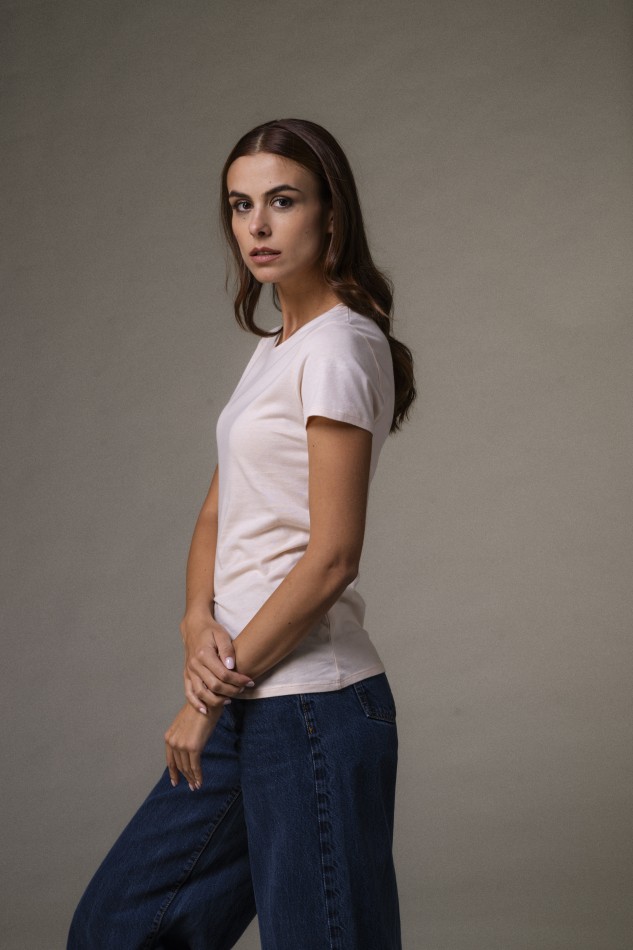 Majestic Filatures | T-shirt basica bianca in Cotone Deluxe 2