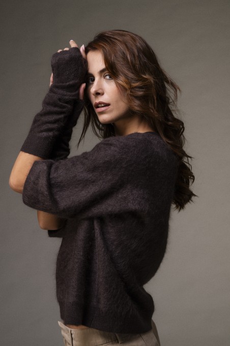 Manicotti in lana e cashmere