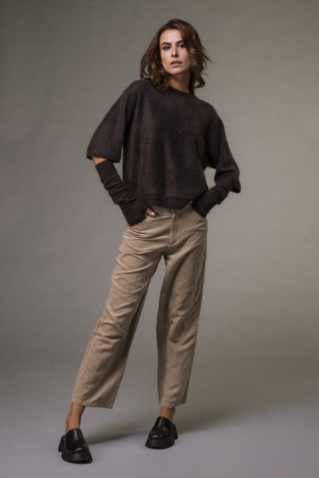 Manicotti in lana e cashmere