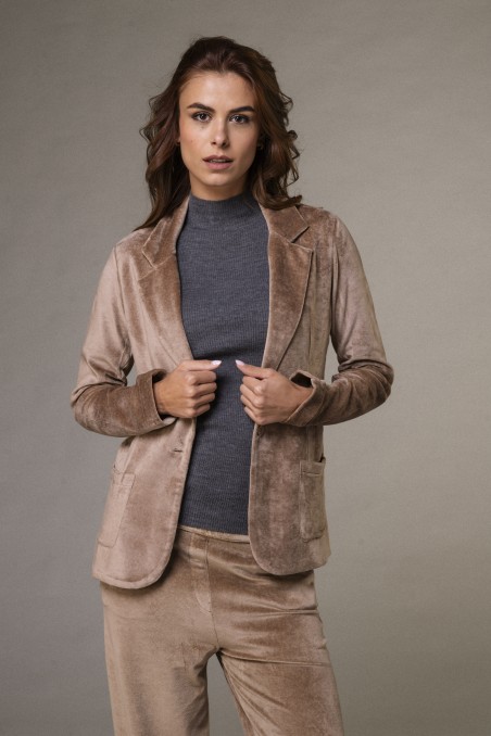 Majestic Filatures | Giacca con bottone singolo in velluto