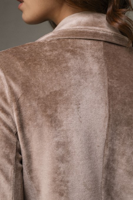 Majestic Filatures | Giacca con bottone singolo in velluto