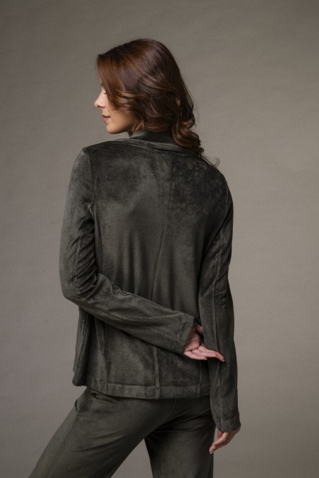 Majestic Filatures | Giacca con bottone singolo in velluto