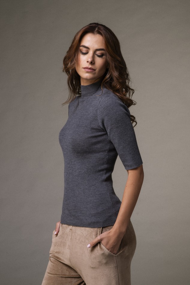 Majestic Filatures | Maglia dolcevita a costine 2