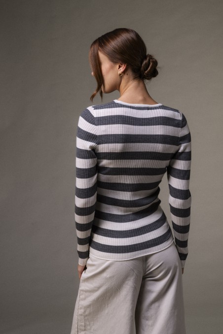 Majestic Filatures | Maglia girocollo a costine