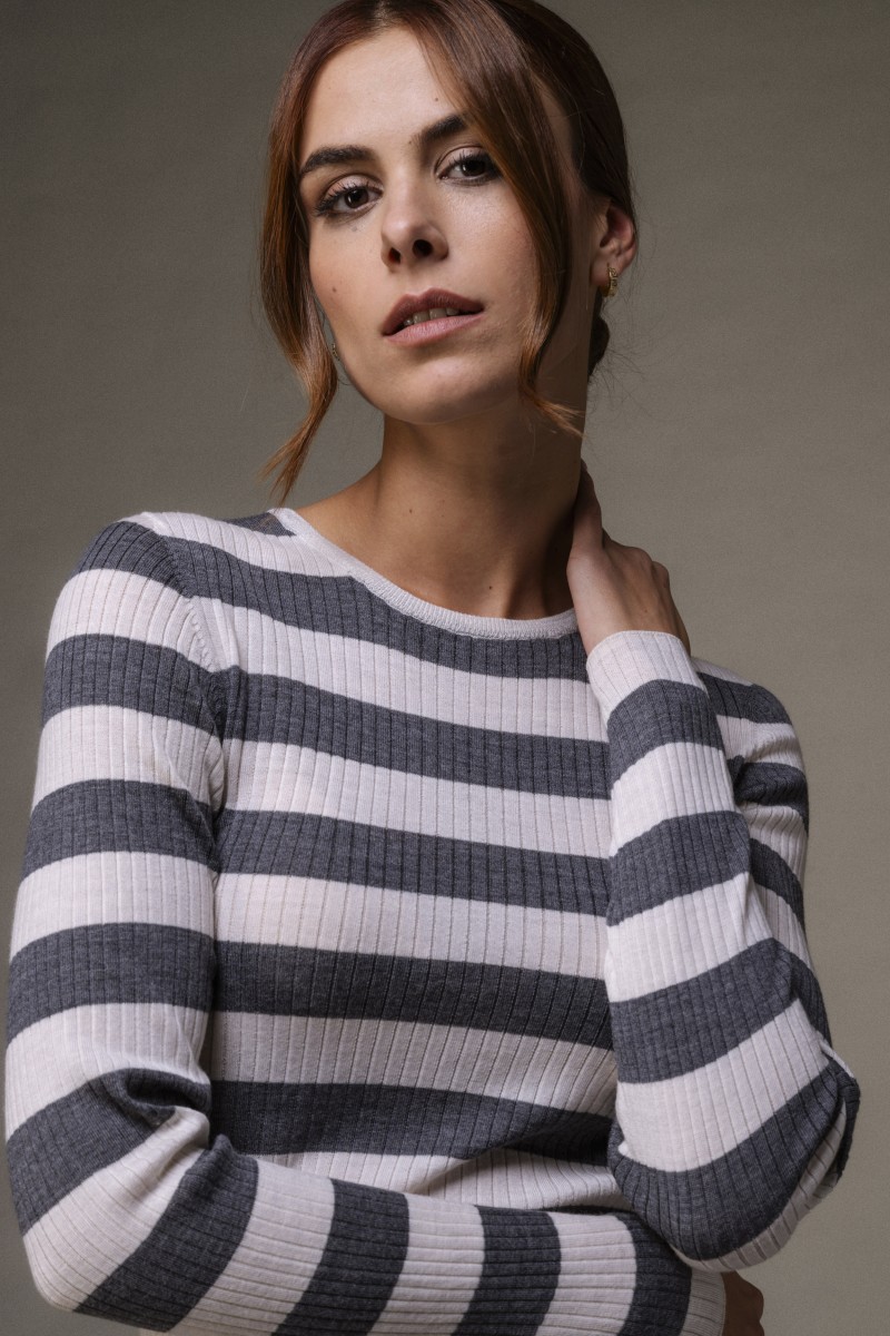 Majestic Filatures | Maglia girocollo a costine