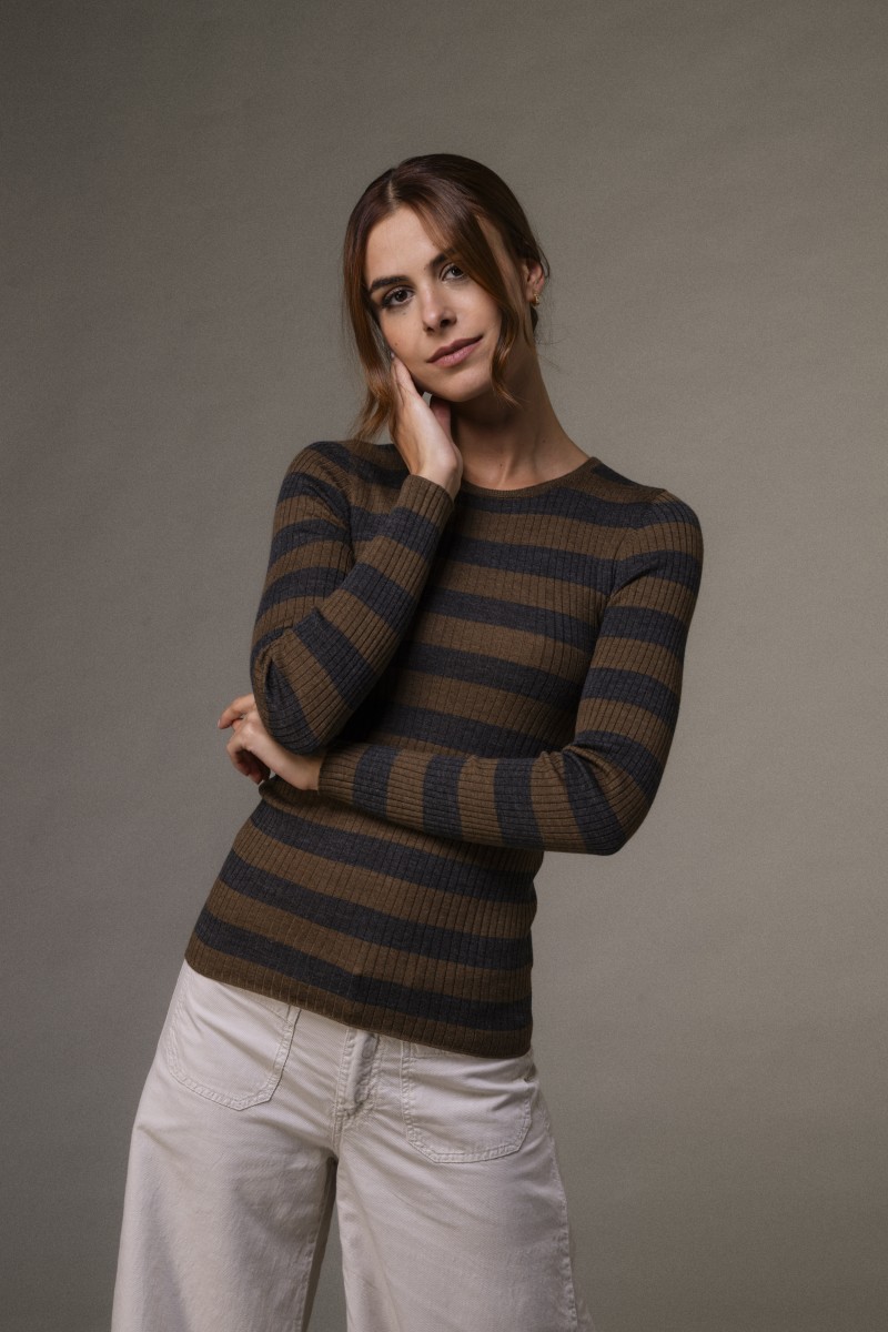 Majestic Filatures | Maglia girocollo a costine