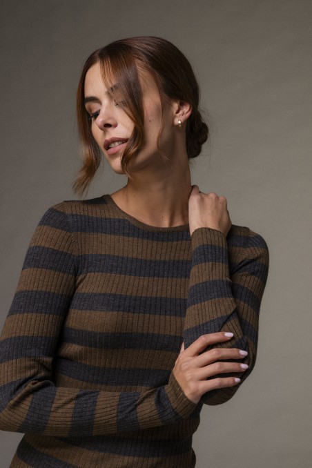 Majestic Filatures | Maglia girocollo a costine