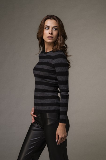 Majestic Filatures | Maglia girocollo a costine