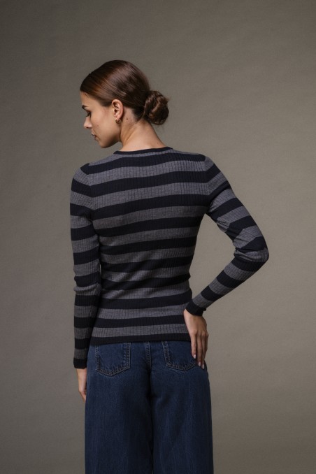 Majestic Filatures | Maglia girocollo a costine