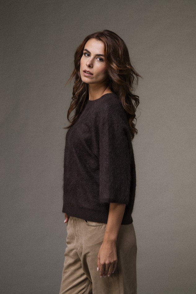 Majestic Filatures | Pullover con manica al gomito 2