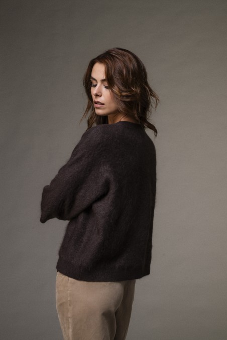 Majestic Filatures | Pullover con manica al gomito
