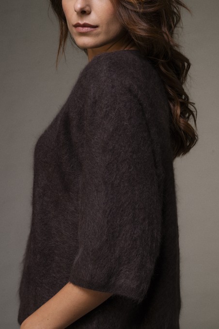 Majestic Filatures | Pullover con manica al gomito