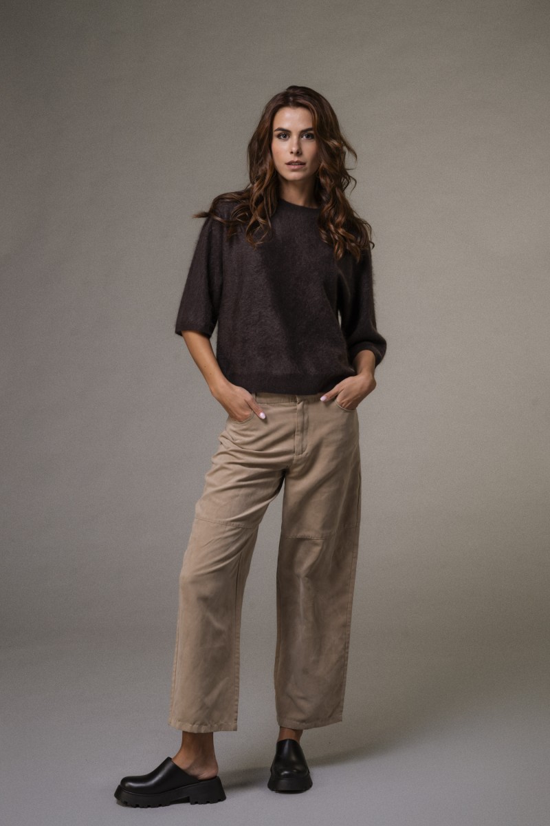 Majestic Filatures | Pullover con manica al gomito