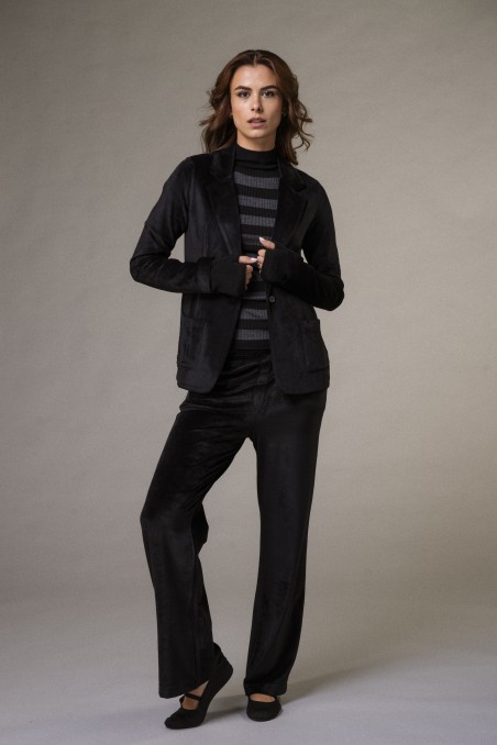 Majestic Filatures | Pantalone in velluto liscio