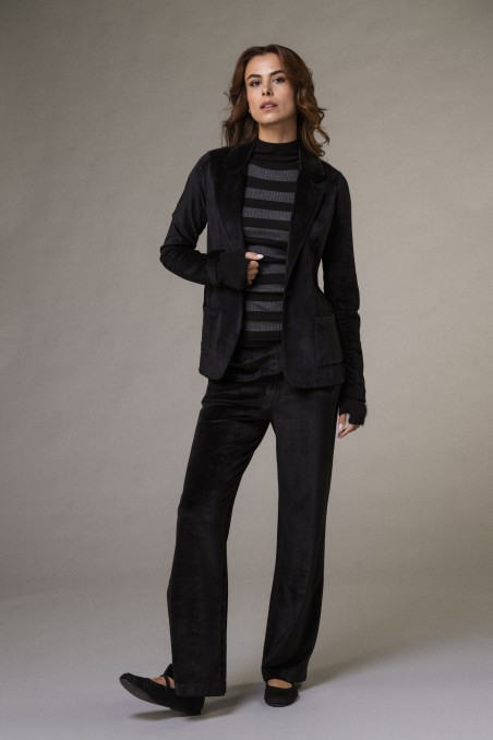 Majestic Filatures | Pantalone in velluto liscio