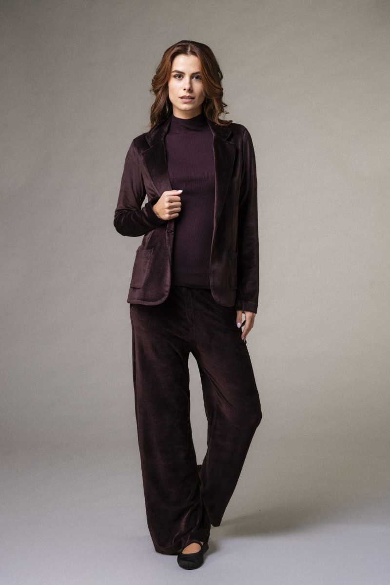 Majestic Filatures | Pantalone in velluto liscio