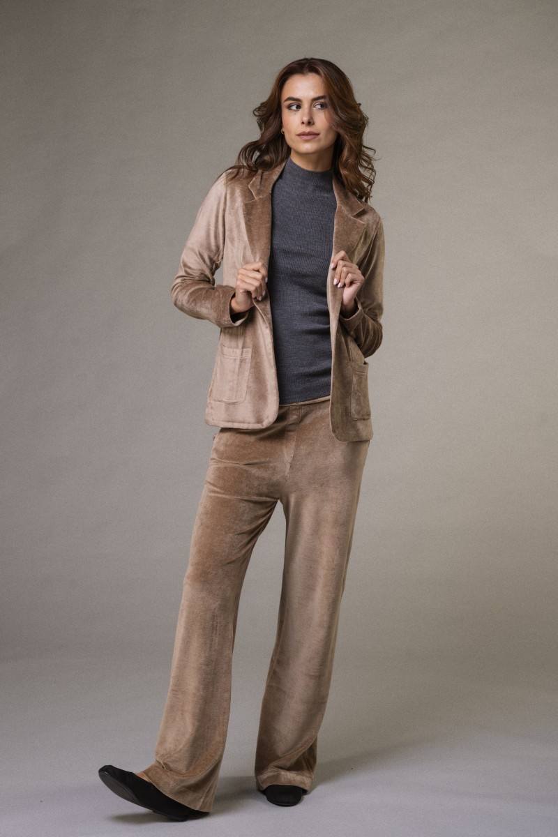 Majestic Filatures | Pantalone in velluto liscio