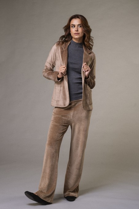 Majestic Filatures | Pantalone in velluto liscio
