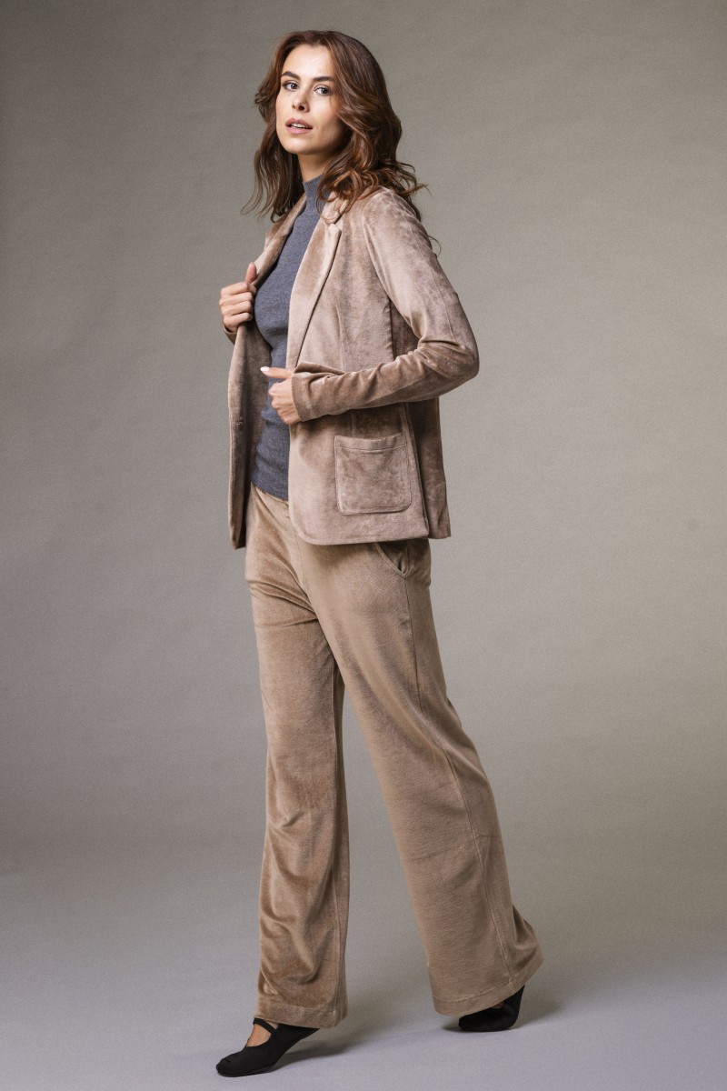 Majestic Filatures | Pantalone in velluto liscio