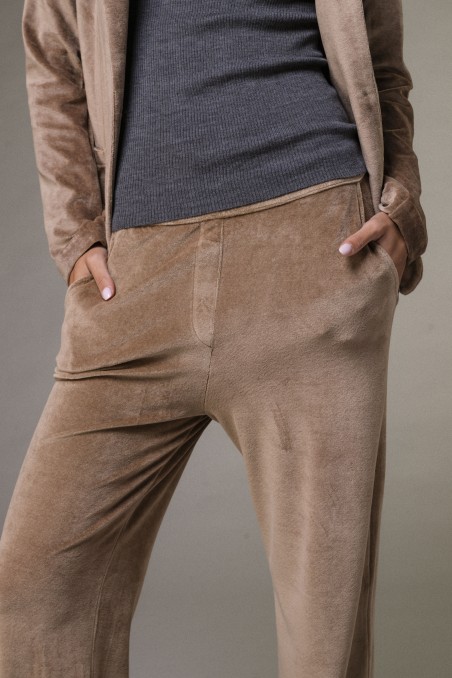 Majestic Filatures | Pantalone in velluto liscio