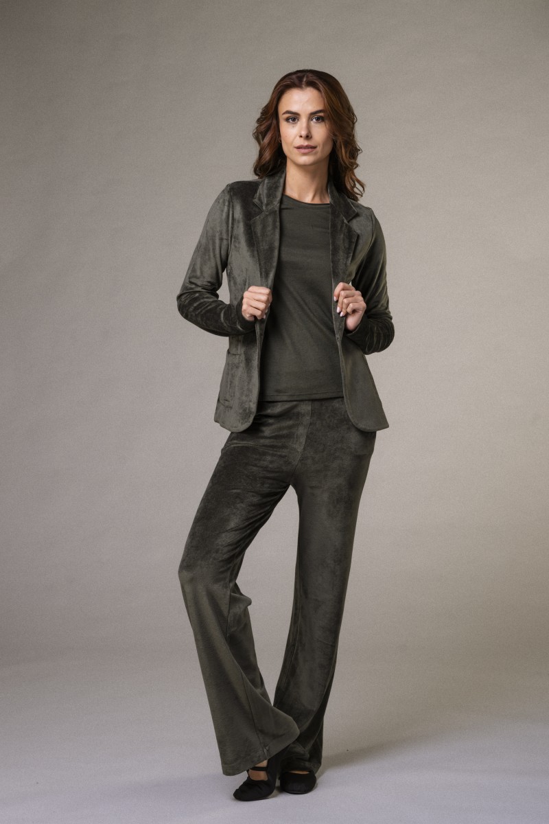 Majestic Filatures | Pantalone in velluto liscio