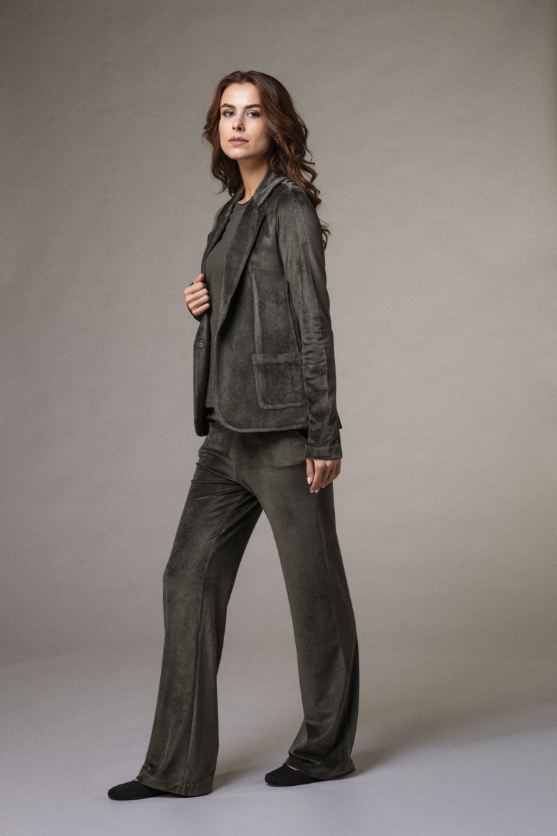 Majestic Filatures | Pantalone in velluto liscio