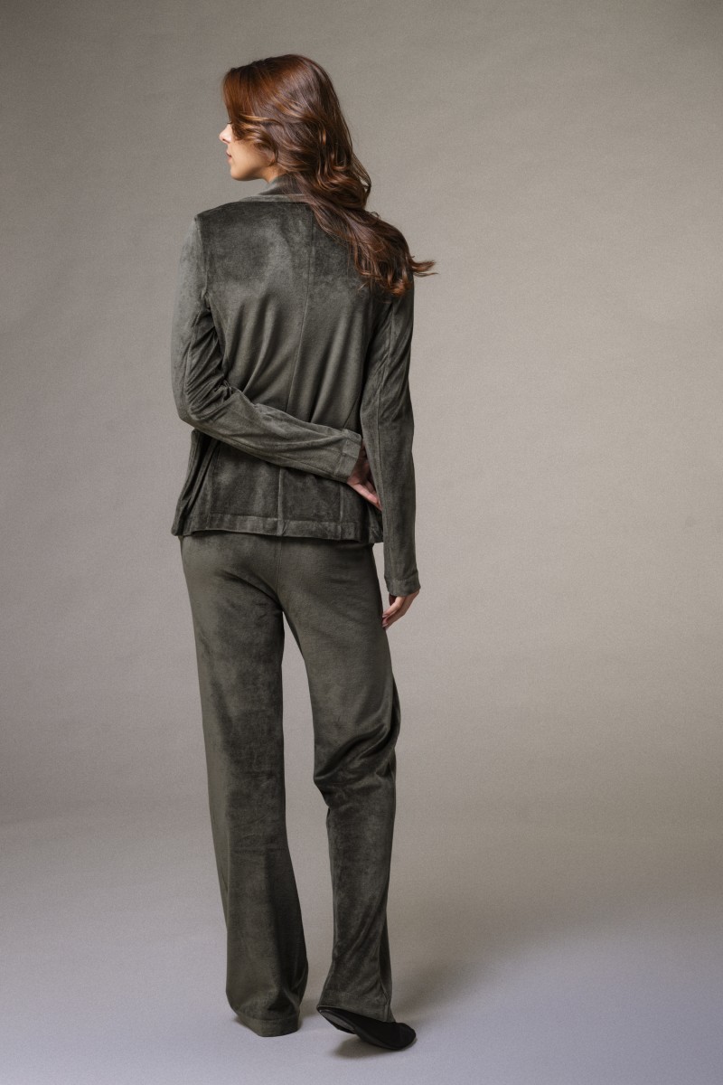 Majestic Filatures | Pantalone in velluto liscio