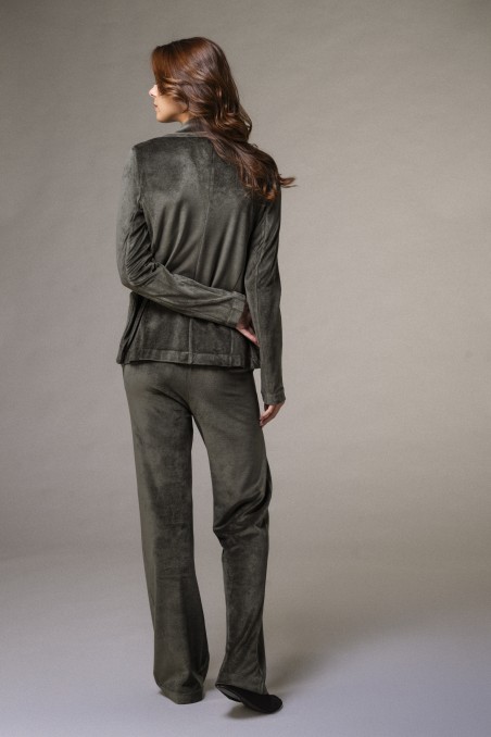 Majestic Filatures | Pantalone in velluto liscio
