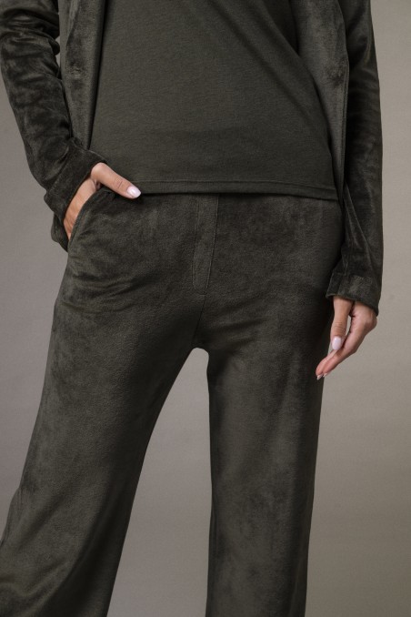 Majestic Filatures | Pantalone in velluto liscio