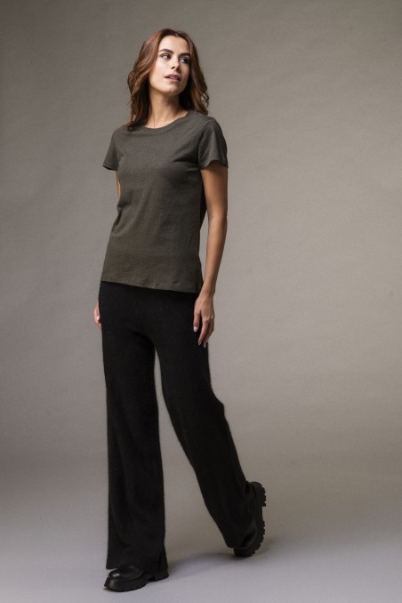 Majestic Filatures | Pantalone in raccoon a fondo ampio