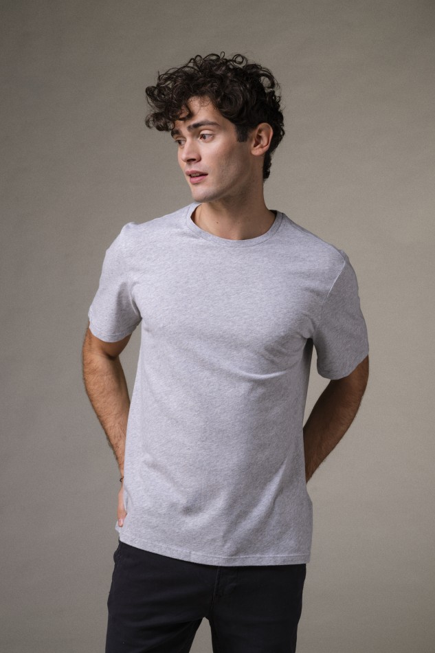 Majestic Filatures | T-shirt girocollo in Cotone Deluxe