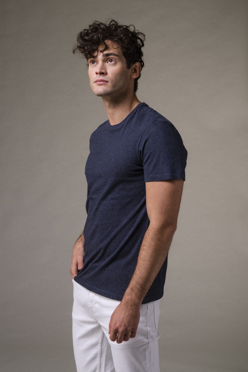 Majestic Filatures | T-shirt girocollo in Cotone Deluxe