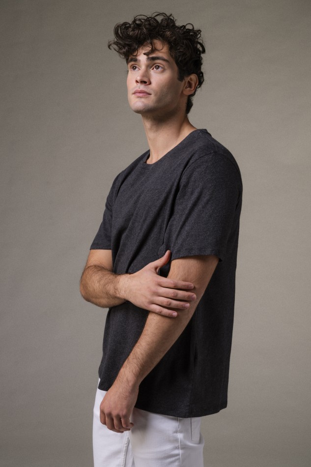 Majestic Filatures | T-shirt girocollo over in Cotone Deluxe 2