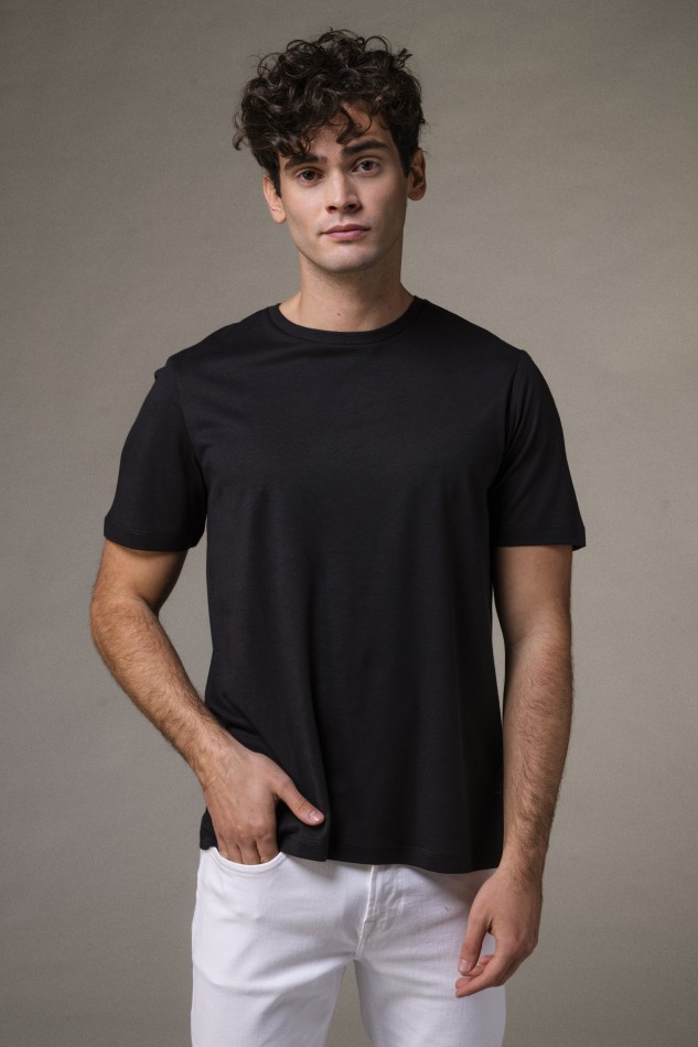 Majestic Filatures |T-shirt girocollo in Lyocell 2