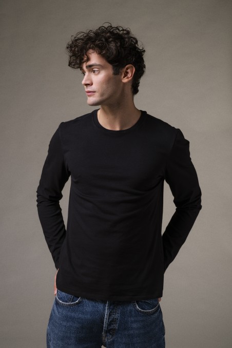 Majestic Filatures | T-shirt girocollo in cotone e cashmere