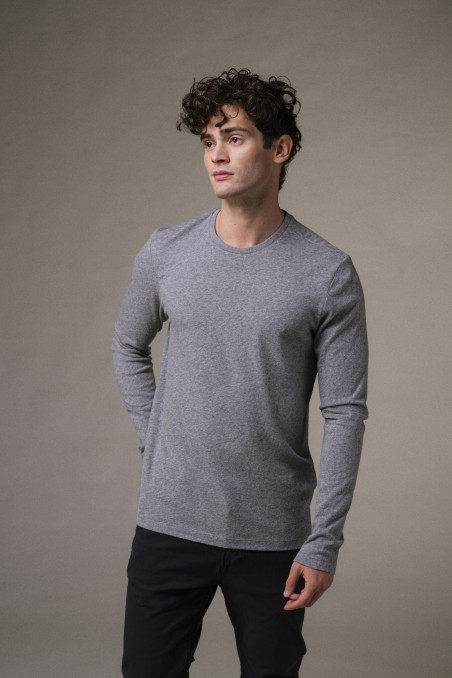 Majestic Filatures | T-shirt girocollo in cotone e cashmere