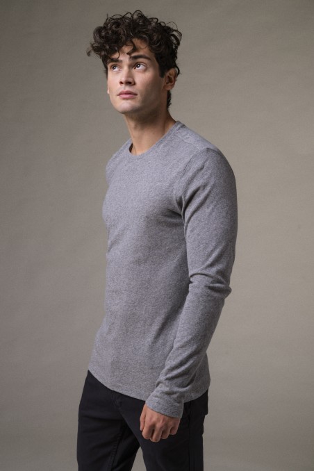 Majestic Filatures | T-shirt girocollo in cotone e cashmere
