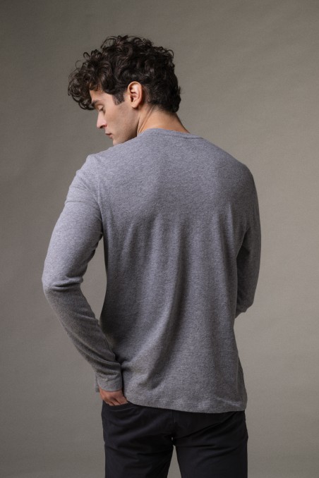 Majestic Filatures | T-shirt girocollo in cotone e cashmere