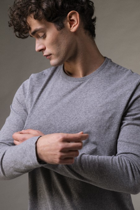 Majestic Filatures | T-shirt girocollo in cotone e cashmere