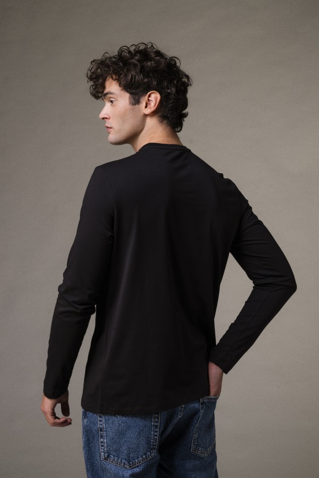 Majestic Filatures | T-shirt girocollo maniche lunghe regular 2