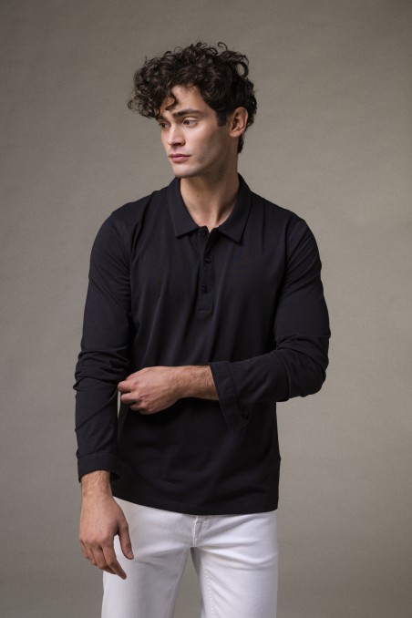 Majestic Filatures | Polo Maniche lunghe