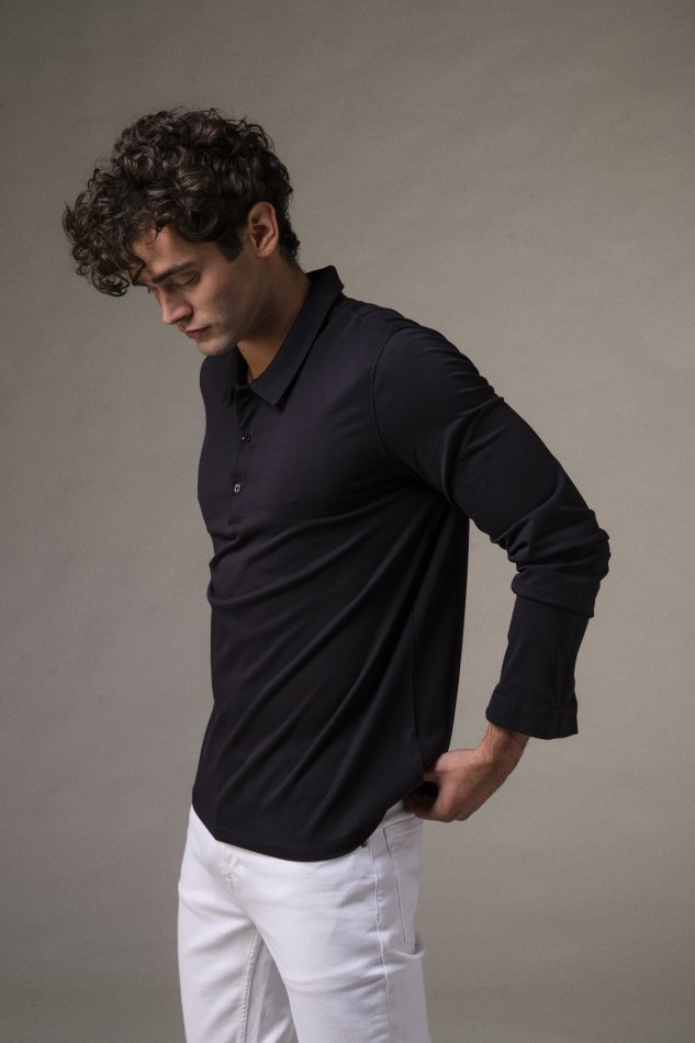 Majestic Filatures | Polo Maniche lunghe 2